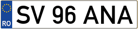 Truck License Plate